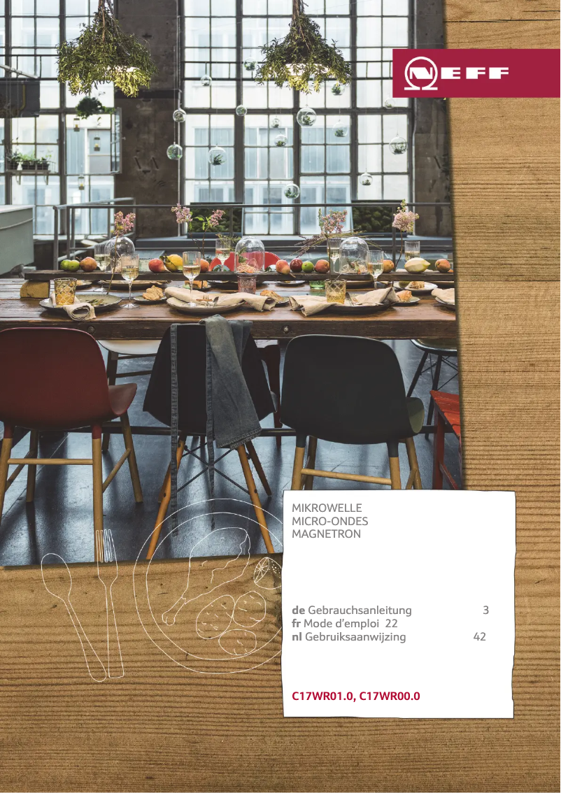 Page 1 de la notice Manuel utilisateur Neff C17WR01G0