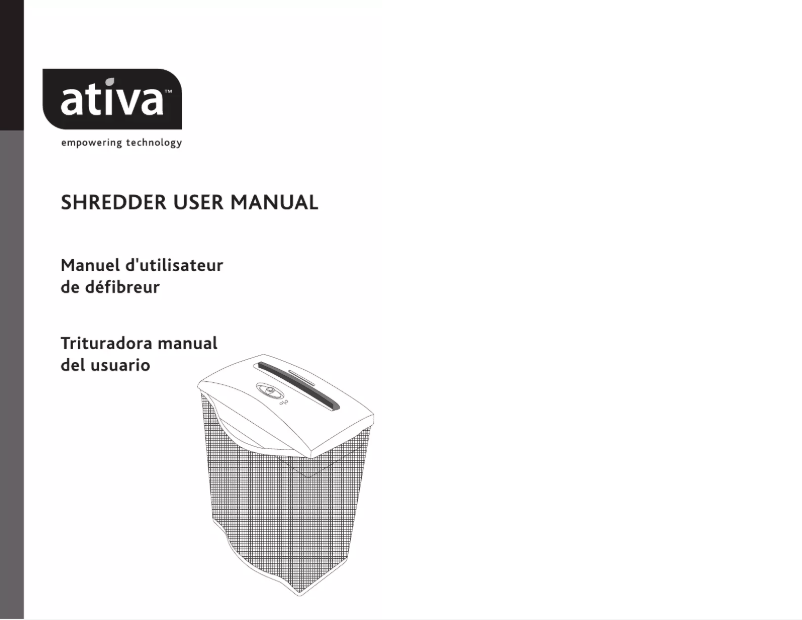 Página 1 del manual Manual de usuario Ativa DQ81M