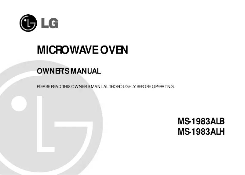 Página 1 del manual Manual de usuario LG MS-1983ALH