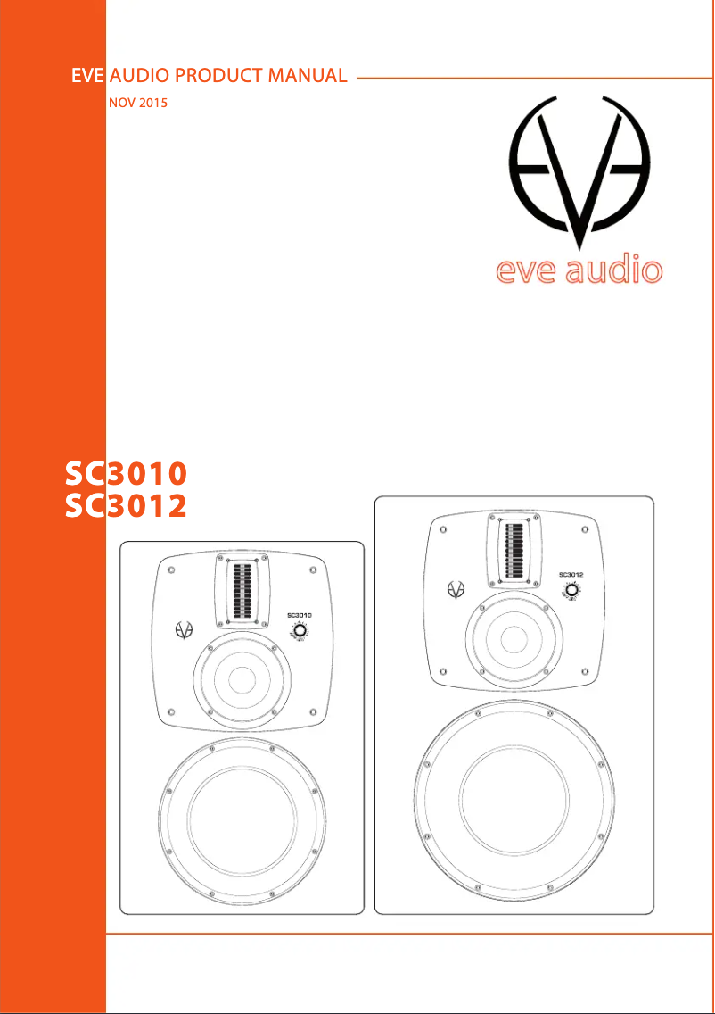 Página 1 del manual Manual de usuario Eve Audio SC3012