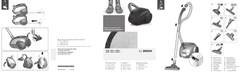 Page n°1 - Manuel utilisateur Bosch BGL25MON2
