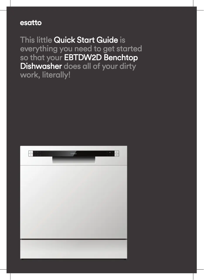 Page 1 de la notice Guide de démarrage rapide Esatto EBTDW2D
