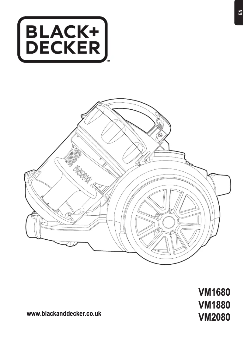 Page n°1 - Manuel utilisateur Black & Decker VM1880
