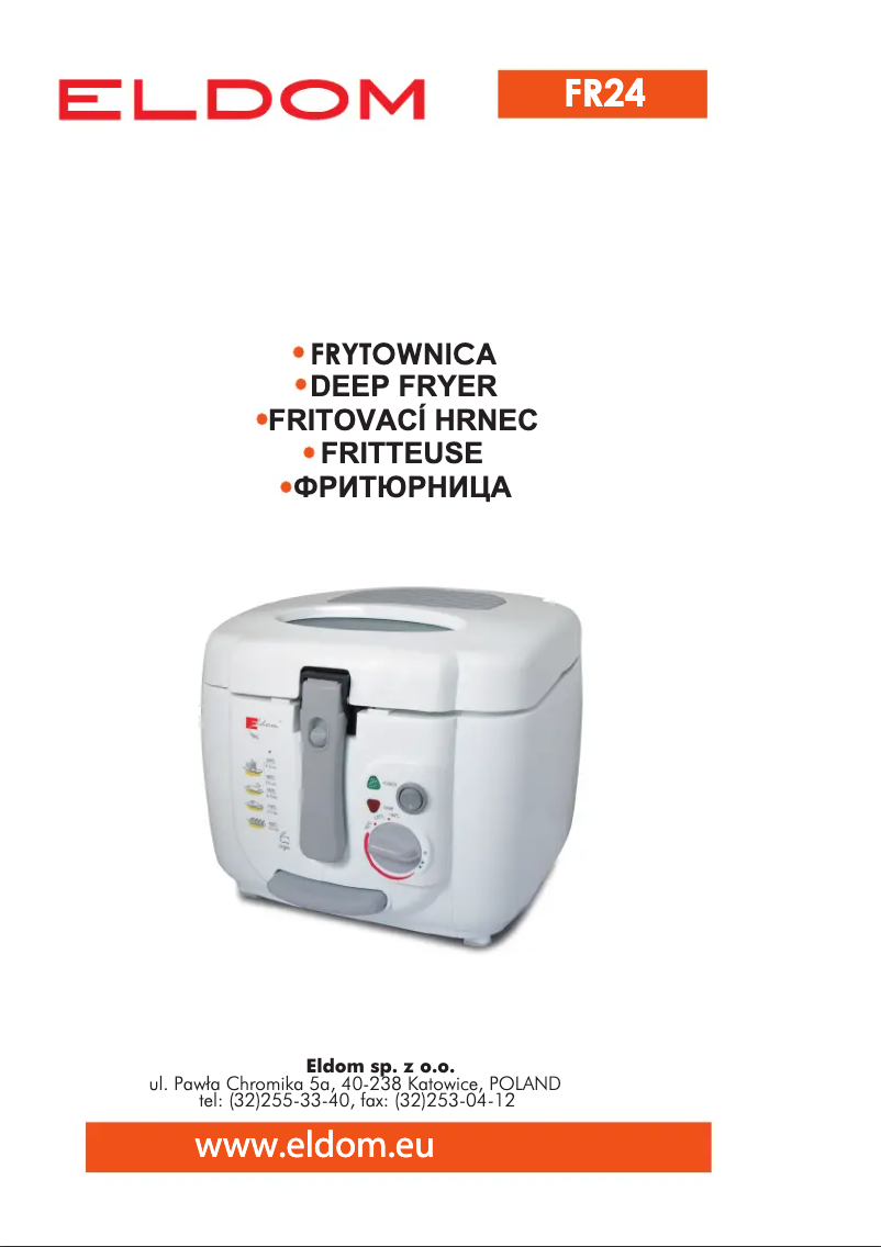 Page 1 de la notice Manuel utilisateur Eldom FR24
