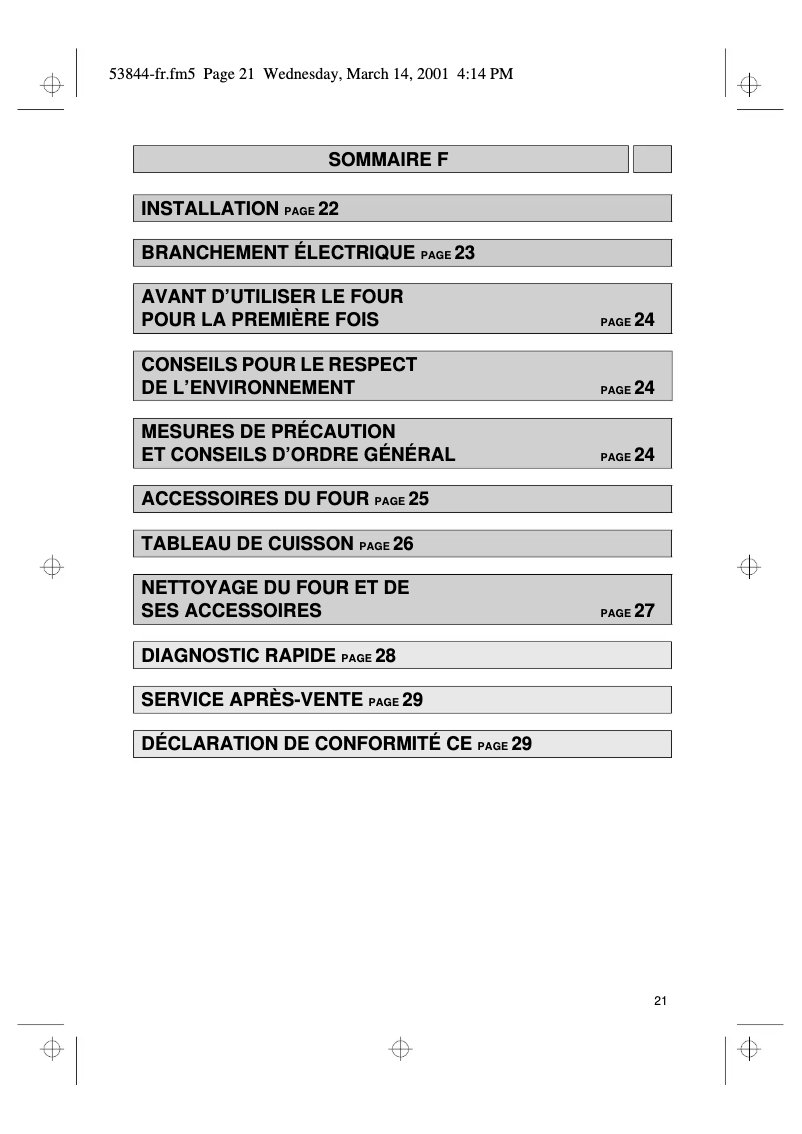 Page 1 de la notice Manuel utilisateur Whirlpool AKP 542 IX