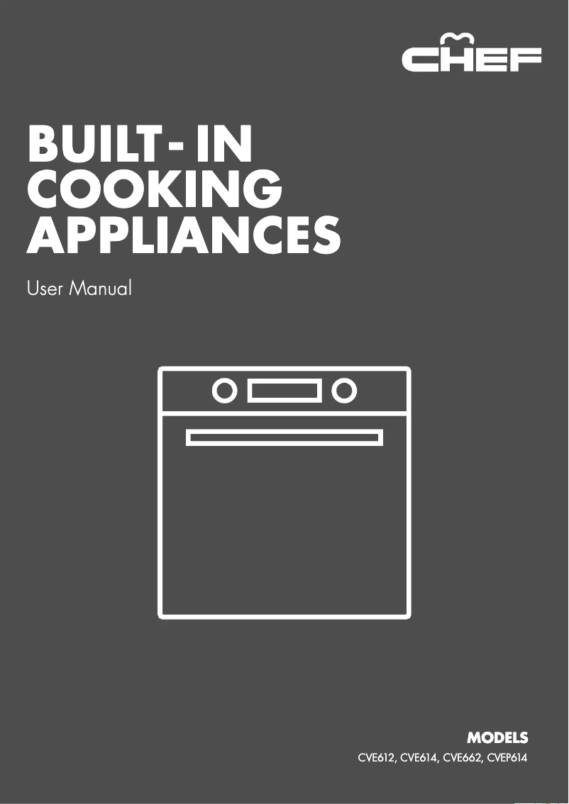 Página 1 del manual Manual de usuario Chef CVE612DB