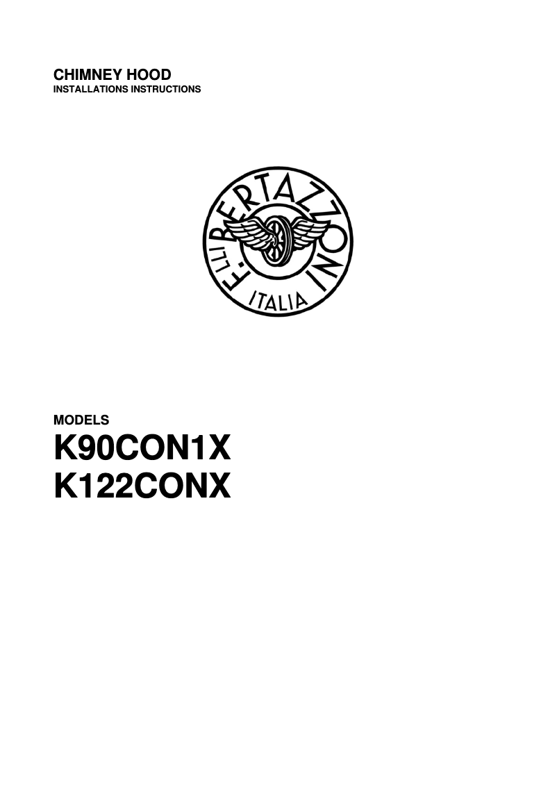 Image de la première page du manuel de l'appareil K122 CON X