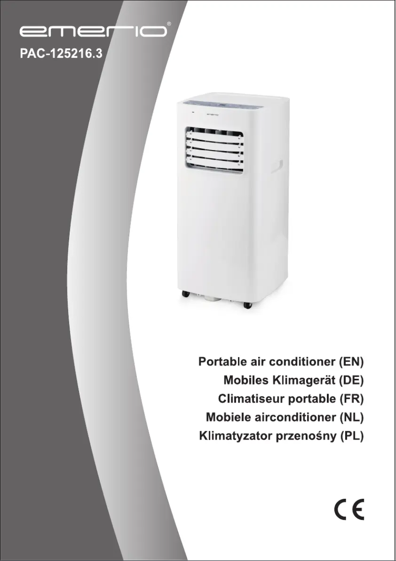 Página 1 del manual Manual de usuario Emerio PAC-125216.3