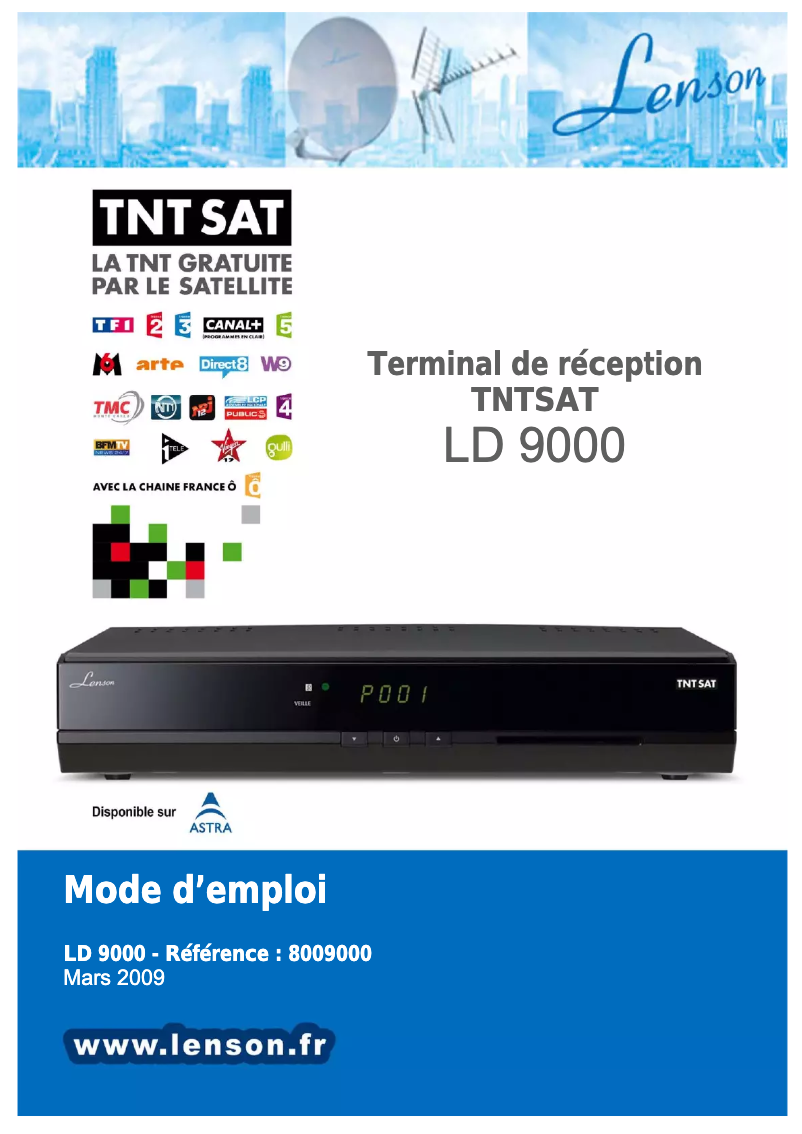 Página 1 del manual Manual de usuario Lenson LD 9000