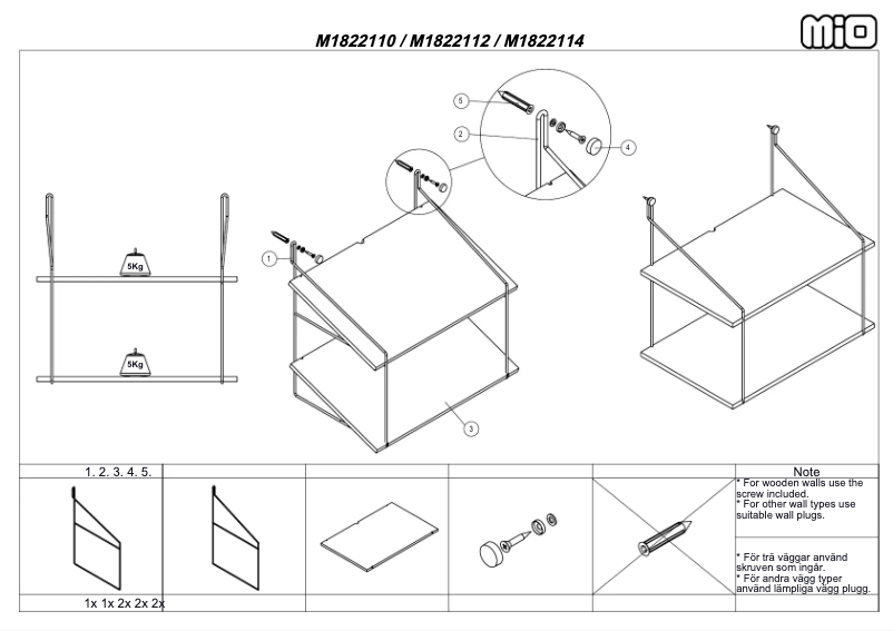 Page 1 de la notice Manuel utilisateur Mio Dexter