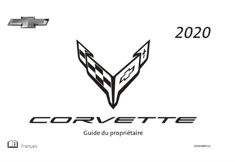 Image de la première page du manuel de l'appareil Corvette (2020)