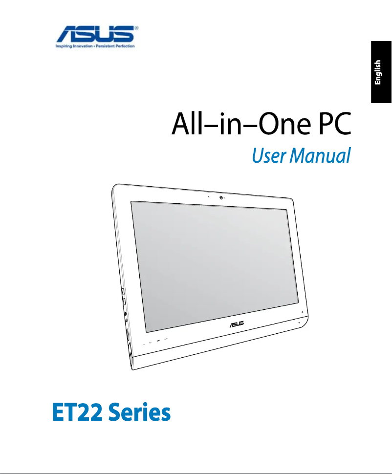 Page n°1 - Manuel utilisateur Asus EeeTop ET2221