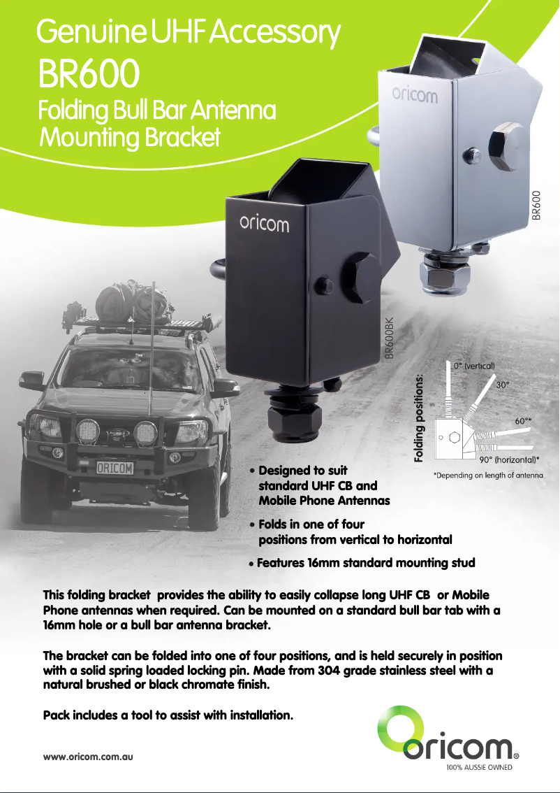 Image de la première page du manuel de l'appareil BR600