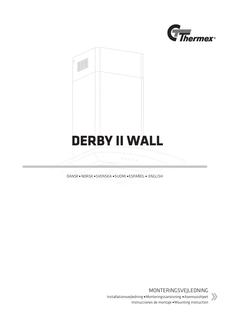 Page n°1 - Manuel utilisateur Thermex Derby II Wall