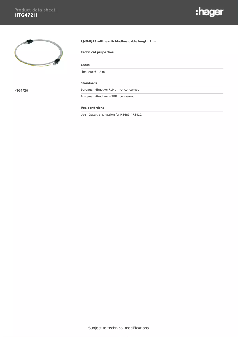 Image de la première page du manuel de l'appareil HTG472H