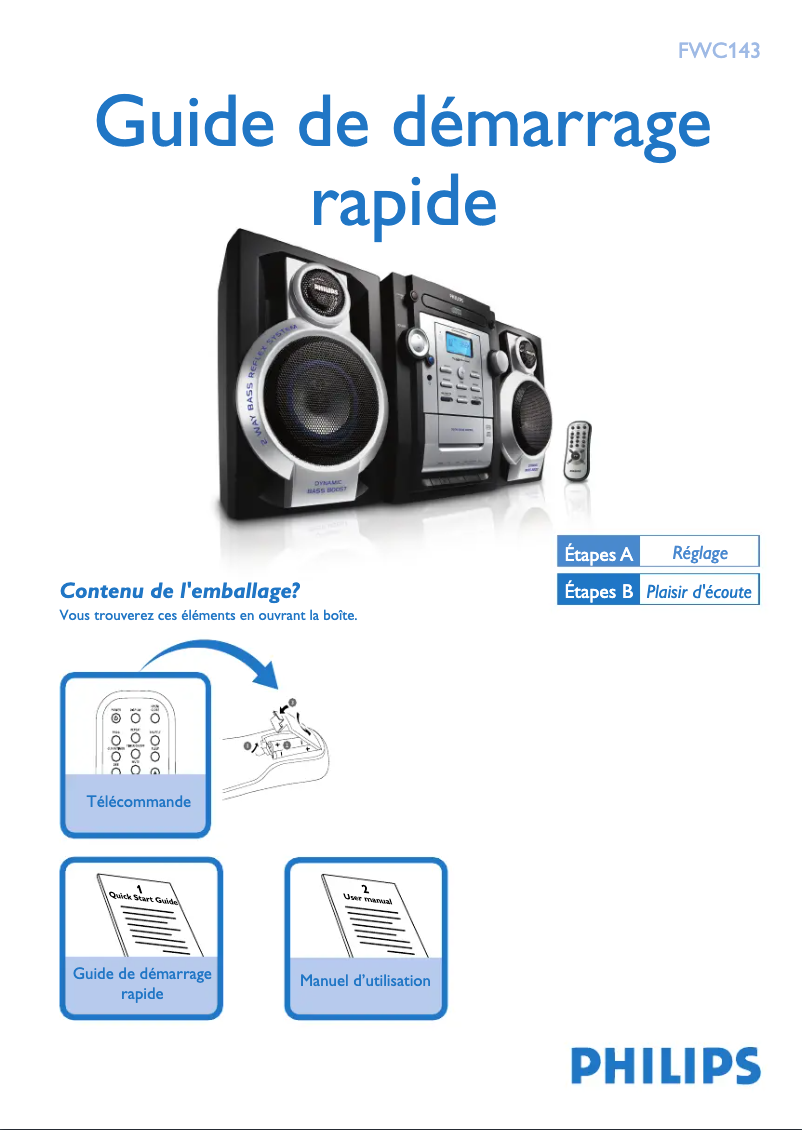 Image de la première page du manuel de l'appareil FWC143