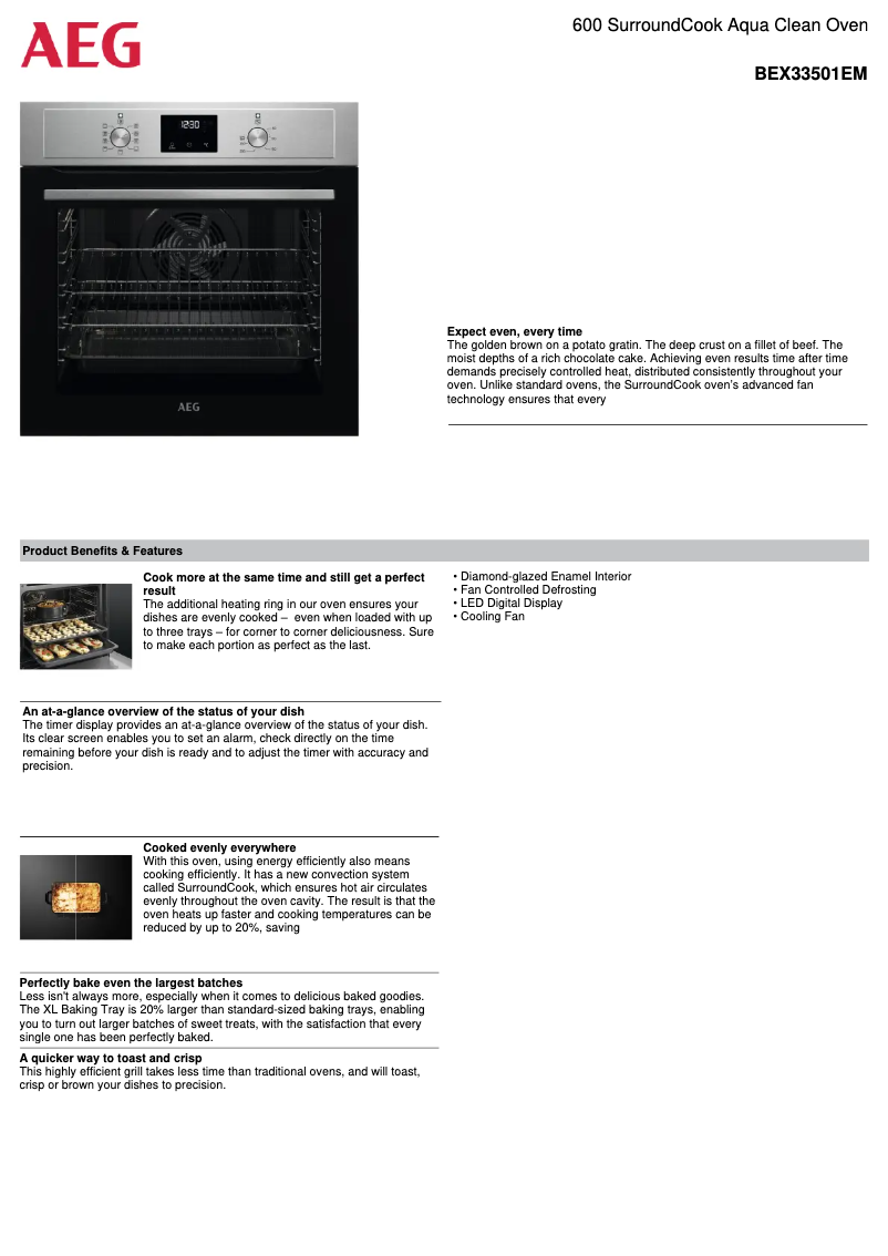 Imagen de la primera página del manual del dispositivo BEX33501EM