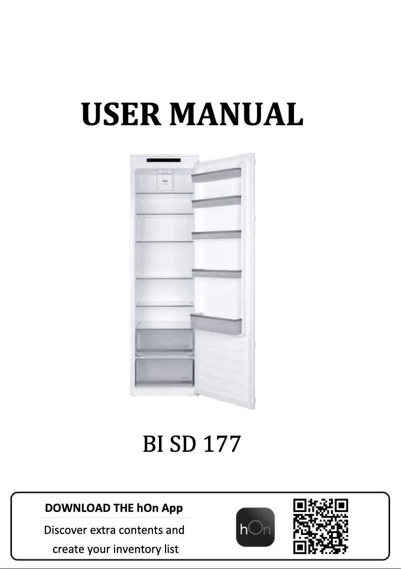 Page 1 de la notice Manuel utilisateur Haier HAMS518EWK