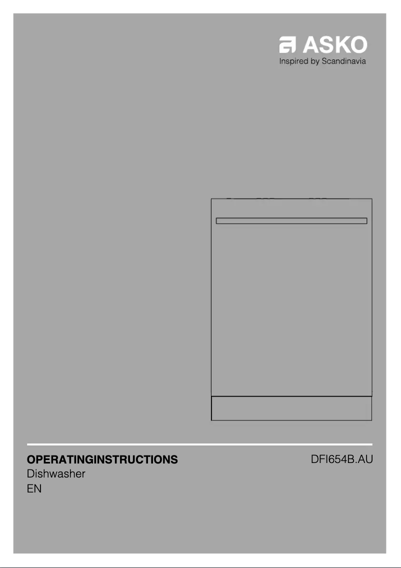 Image de la première page du manuel de l'appareil DFI654B