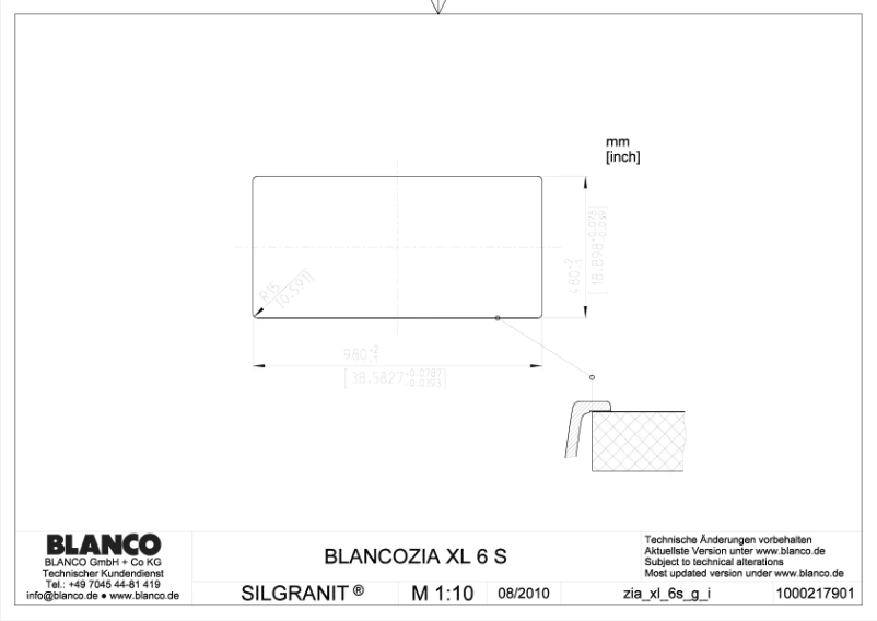 Image de la première page du manuel de l'appareil ZIA XL 6 S