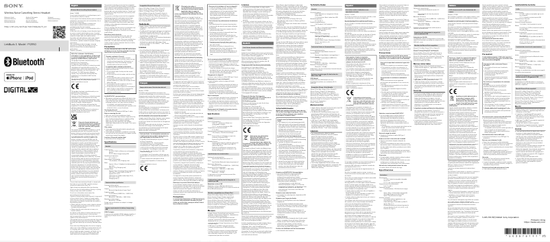 Página 1 del manual Manual de usuario Sony LinkBuds YY2950