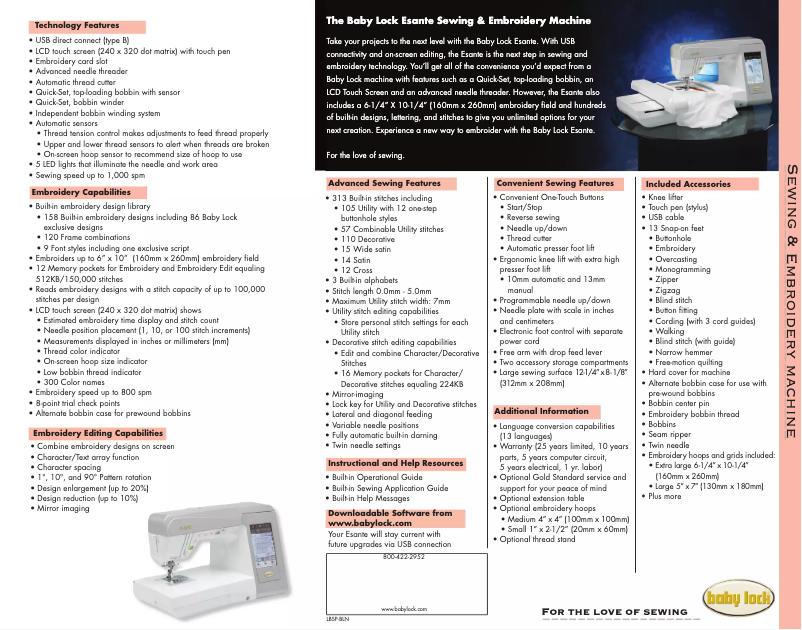 Image de la première page du manuel de l'appareil Esante