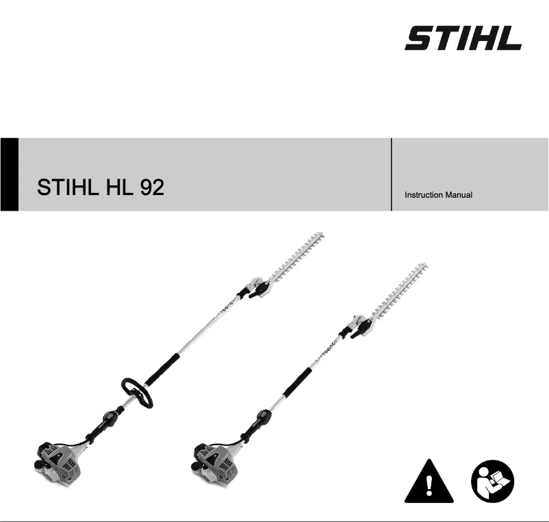 Page 1 de la notice Manuel utilisateur Stihl HL 92