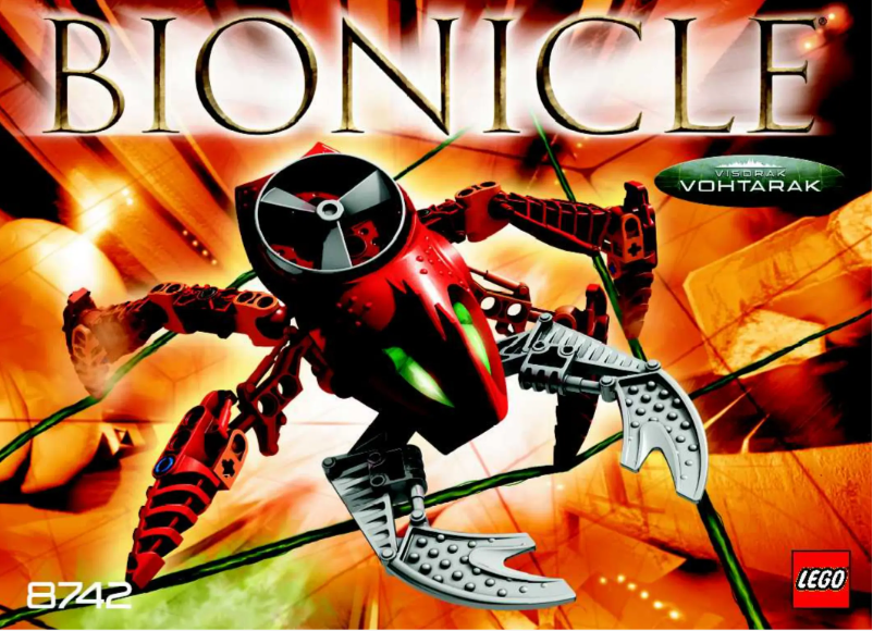 Image de la première page du manuel de l'appareil Bionicle Exclusive