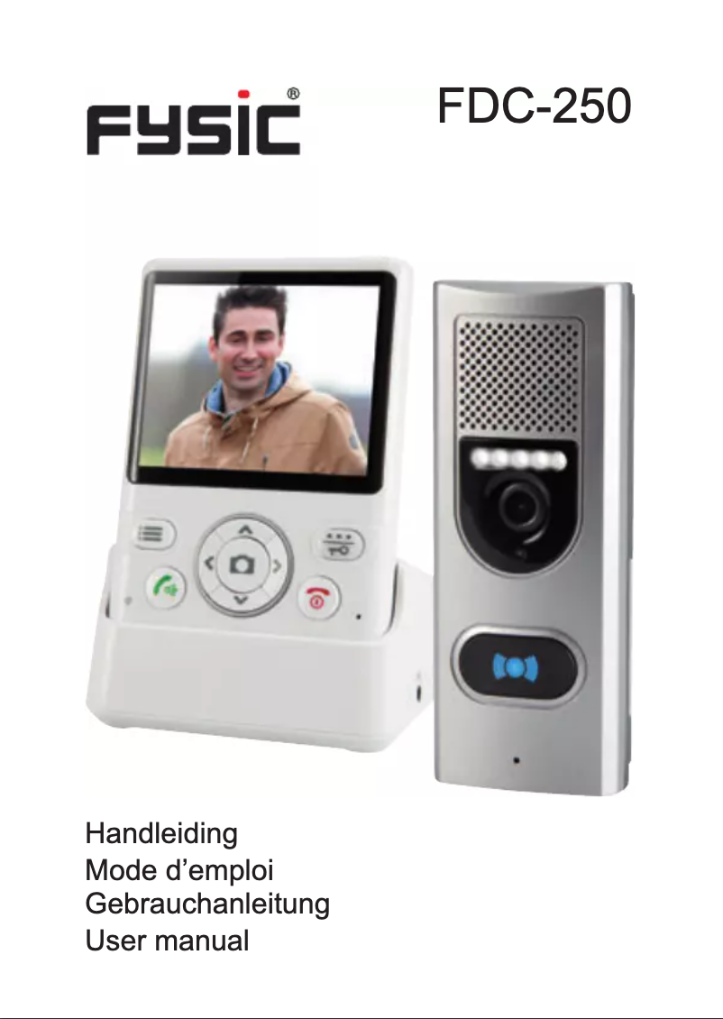 Image de la première page du manuel de l'appareil FDC-250