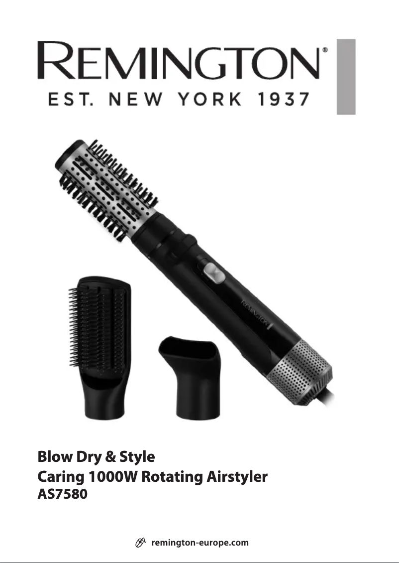 Page 1 de la notice Manuel utilisateur Remington Blow Dry & Style AS7580