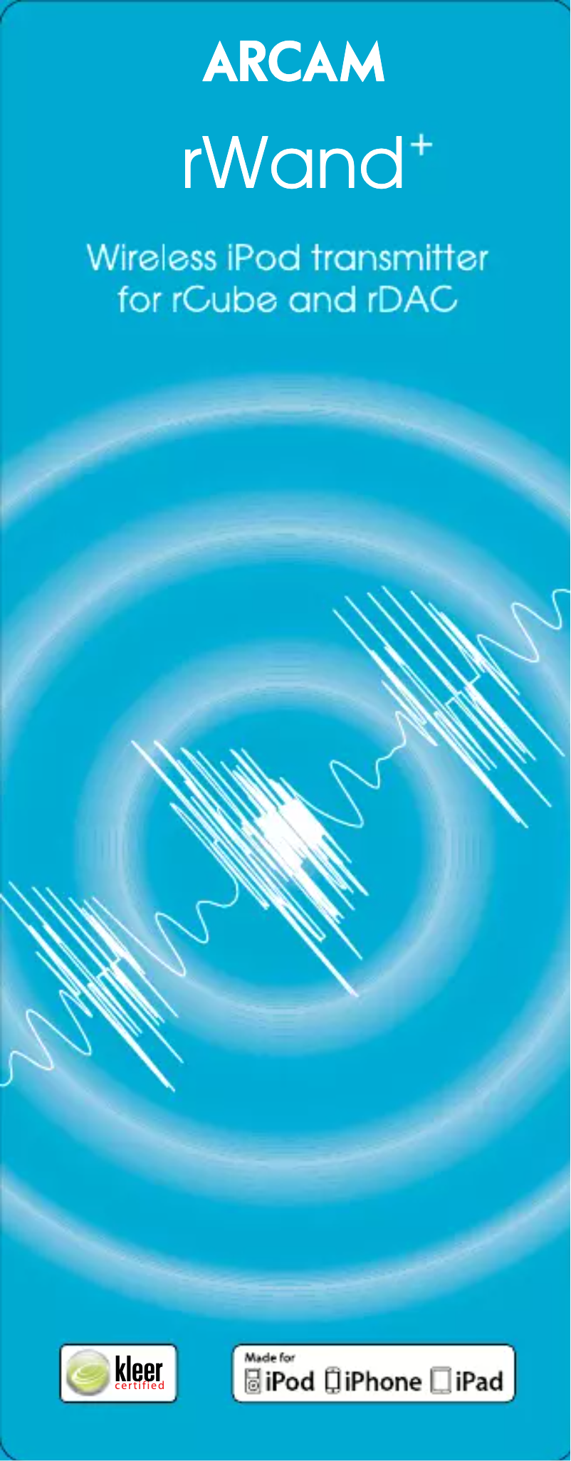 Image de la première page du manuel de l'appareil rWand+