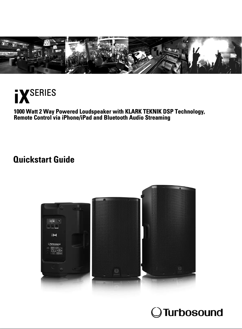 Page n°1 - Manuel utilisateur Turbosound iX12