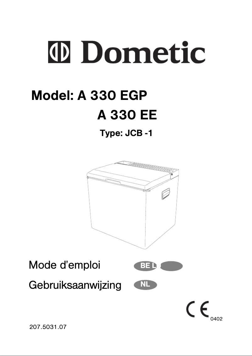 Página 1 del manual Manual de usuario Dometic A 330 EGP