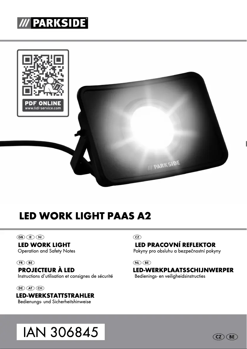 Image de la première page du manuel de l'appareil PAAS A2