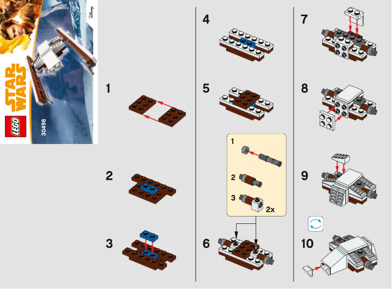 Page n°1 - Manuel utilisateur Lego Star Wars 30498