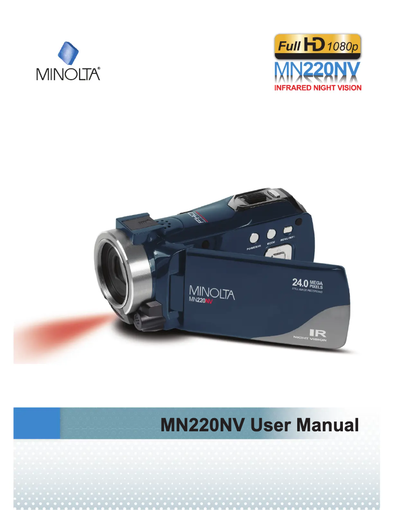 Image de la première page du manuel de l'appareil MN220NV