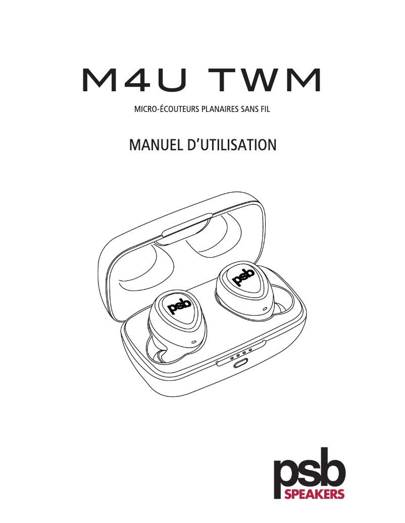Page 1 of the manual User Manual PSB M4U TWM
