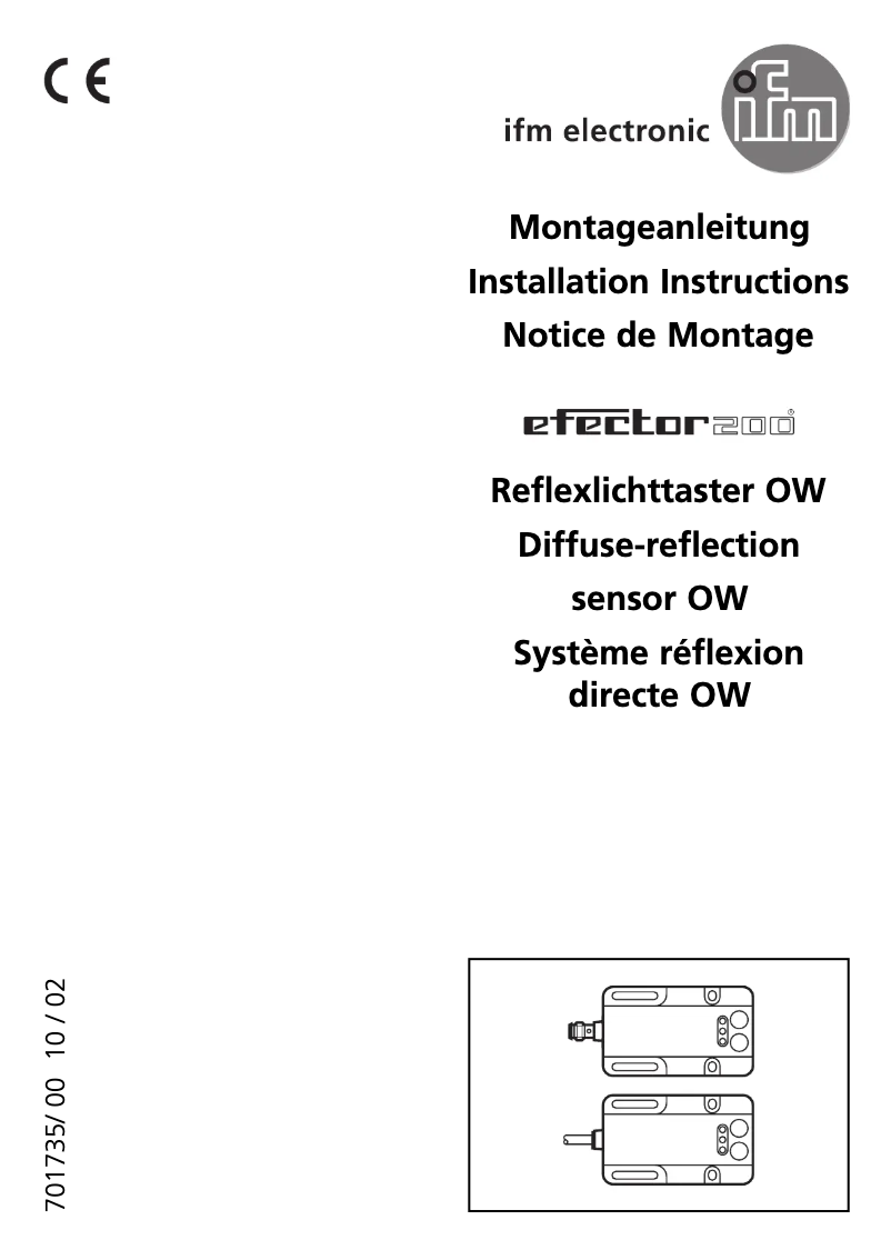 Image de la première page du manuel de l'appareil OW1016