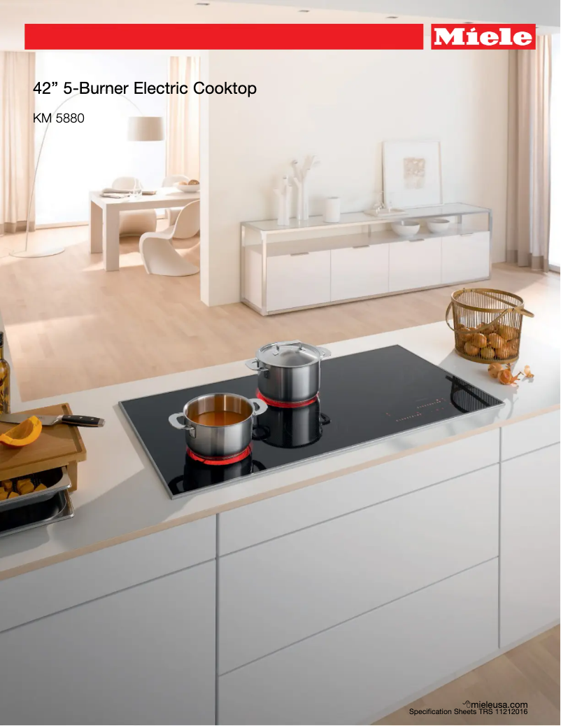 Image de la première page du manuel de l'appareil KM 5880