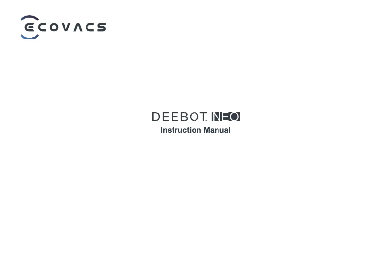 Page n°1 - Manuel utilisateur ECOVACS Deebot Neo