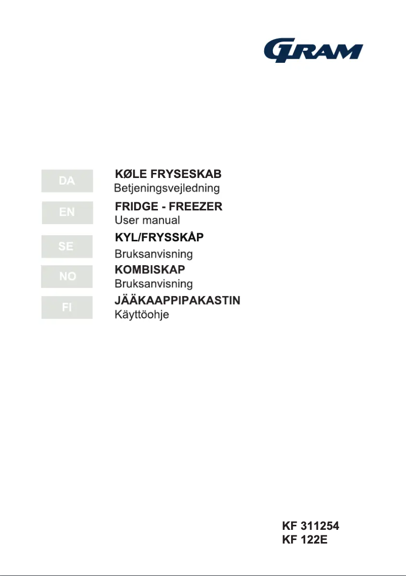 Image de la première page du manuel de l'appareil KF 122E