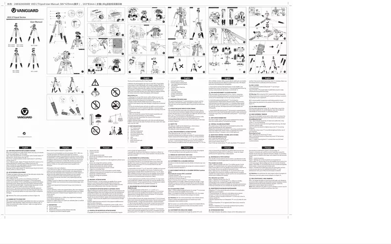 Page n°1 - Manuel utilisateur Vanguard VEO 2 204 AB