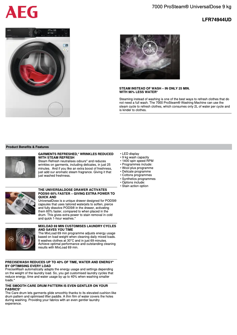 Image de la première page du manuel de l'appareil LFR74944UD