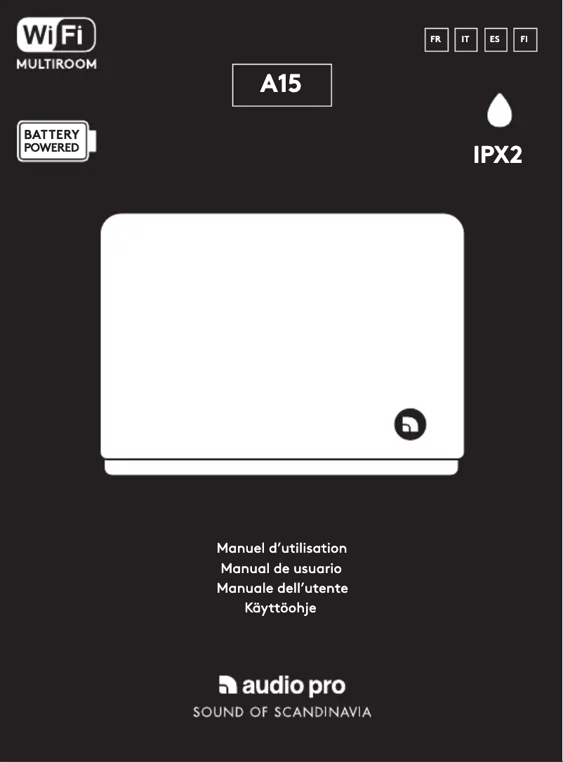 Page 1 de la notice Manuel utilisateur Audio Pro A15