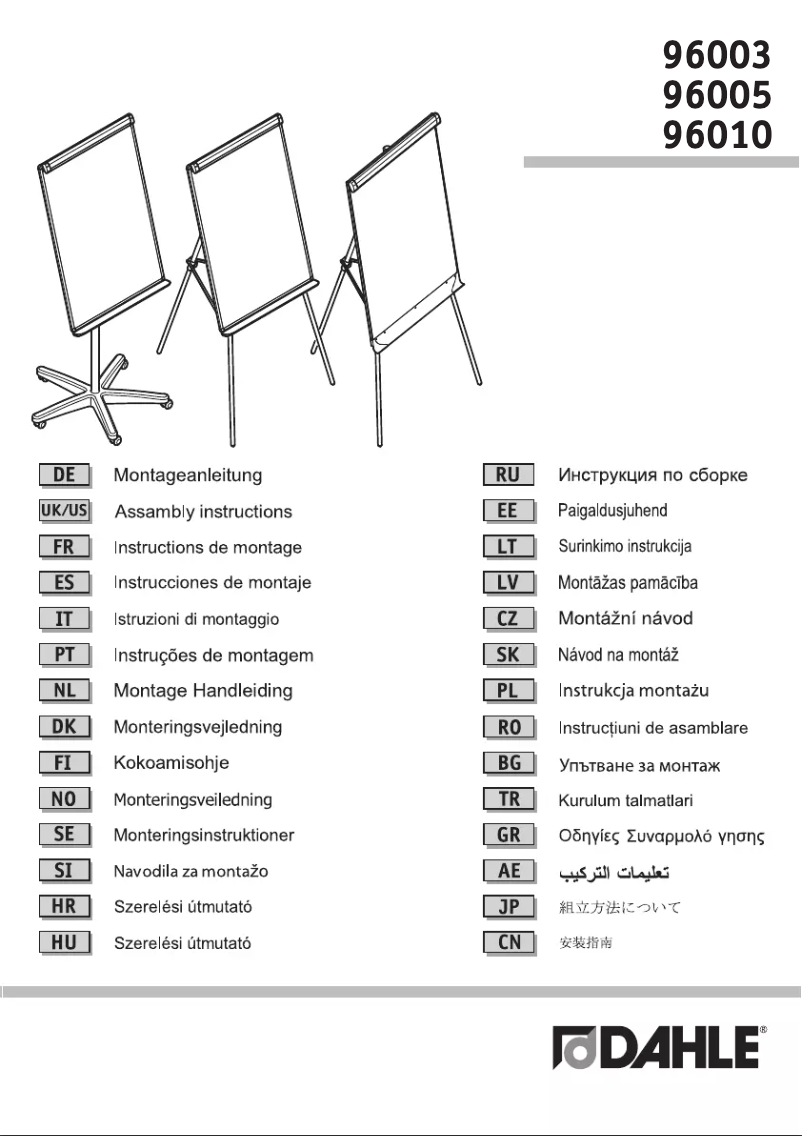 Page 1 de la notice Manuel utilisateur Dahle 96003