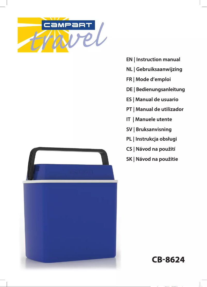 Page 1 de la notice Manuel utilisateur TriStar CB-8624