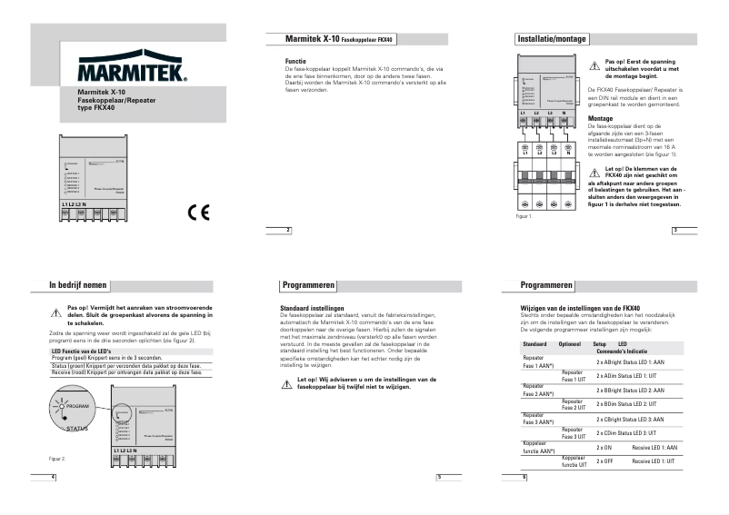 Page 1 de la notice Manuel utilisateur Marmitek FKX40