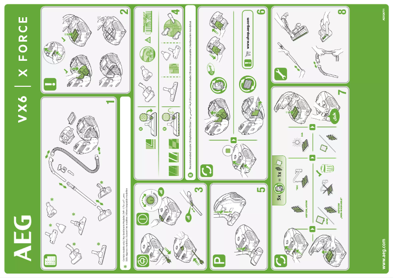 Image de la première page du manuel de l'appareil VX6-2-RR