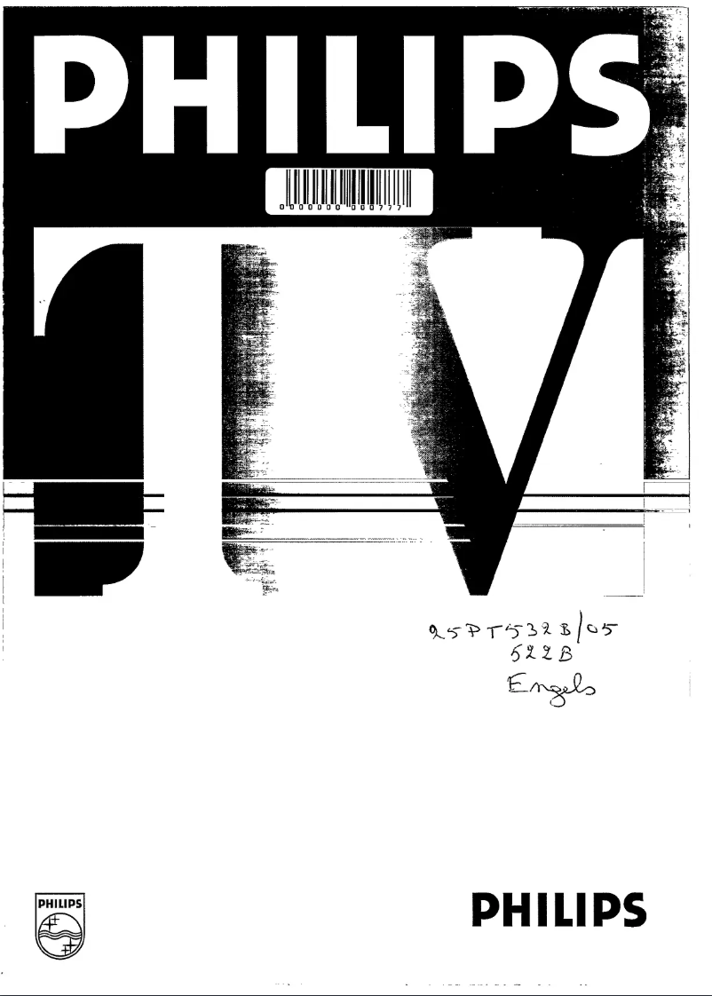 Page n°1 - Manuel utilisateur Philips 25PT532B