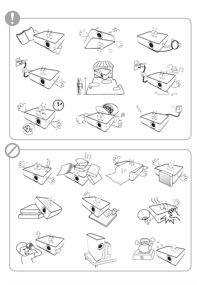 Page 1 de la notice Guide de démarrage rapide BenQ MX560